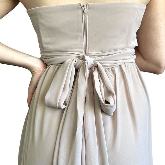 Birdy Grey Grace Convertible Bridesmaid Dress Taupe - Picture 10 of 14